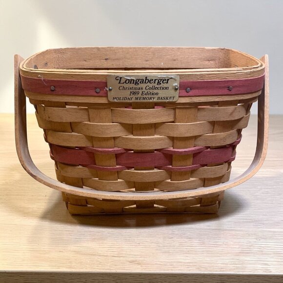 Longaberger Other - 1989 EDITION - Longaberger Christmas Holiday Memory Basket